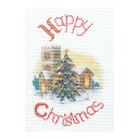 Bothy Threads クロスステッチ刺繍キット 「Christmas Card - Midnight Mass」 CDX39 (ハッピークリスマス) ボシースレッズ 【海外取り寄せ/納期40〜80日程度】