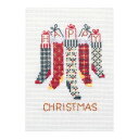 Bothy Threads NXXeb`hJLbg uChristmas Card - Christmas Stockingsv CDX40 (NX}X̌C) {V[XbY yCO/[40`80xz