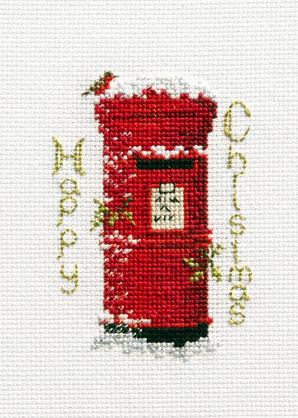 Bothy Threads クロスステッチ刺繍キット 「Christmas Card - Christmas Post」 CDX46 (クリスマス・ポ..