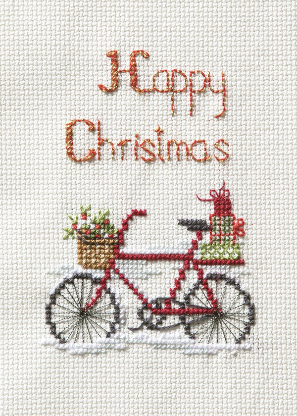 Bothy Threads クロスステッチ刺繍キット 「Christmas Card - Christmas Delivery」 CDX55 (クリスマスの配達) ボシースレッズ 