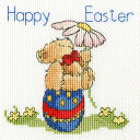 Bothy Threads クロスステッチ刺繍キット 「Greeting Card - Easter Teddy」 XGC20 (グリーティングカード/イースターテディ) ボシースレッズ 【海外取り寄せ/納期40~80日程度】