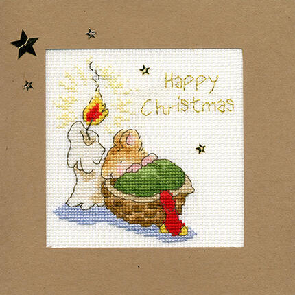 Bothy Threads クロスステッチ刺繍キット 「Christmas Card - First Christmas」 XMAS19 (ファースト・クリスマス) ボシースレッズ 【海外取り寄せ/納期40〜80日程度】
