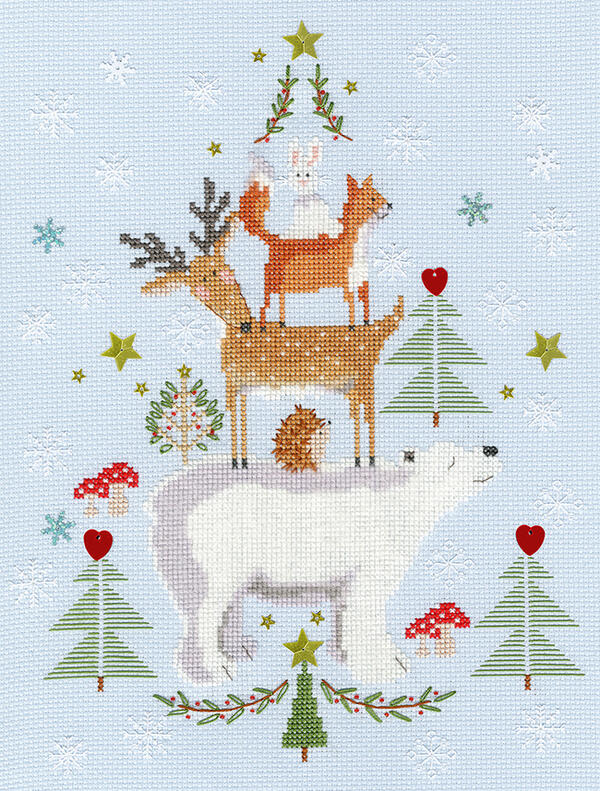 Rakuten - Bothy Threads クロスステッチ刺繍キット 「Snowy Stack」 XX16 (クリスマス Christmas Xmas) ボシースレッズ 【海外取り寄せ/納期40〜80日程度】