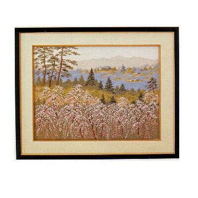 東京文化刺繍キット BSK-048 「しだれ桜」(3号)
