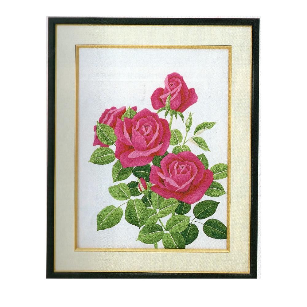 東京文化刺繍キット BSK-092 「ばら」(3号) バラ 薔薇