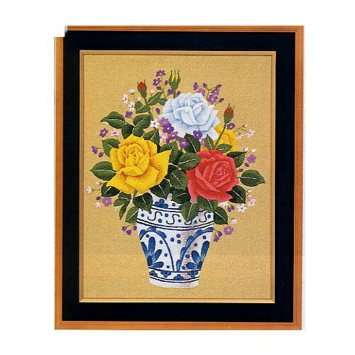 東京文化刺繍キット BSK-454 「つぼとばら」(4号) バラ 薔薇