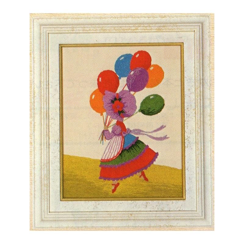 東京文化刺繍キット BSK-786 「風船」(1号額付)