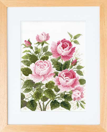 Olympusクロスステッチ刺繍キット 7181「朝摘みのバラ」 ばら 薔薇