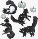 LETISTITCH クロスステッチ刺繍キット L8817 "Cat Constellation" (猫の星座) 【海外取り寄せ/納期45~90日程度】