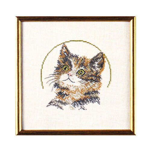 Rakuten - OOE クロスステッチ刺繍キット No.65112 猫柄 【取り寄せ/納期40〜80日程度】 デンマークの刺しゅうメーカー「オーレンシュレーガー(O. Oehlenschl&auml;gers Eftf. / Oehlenschlager)」製ししゅうキット ネコ Cat