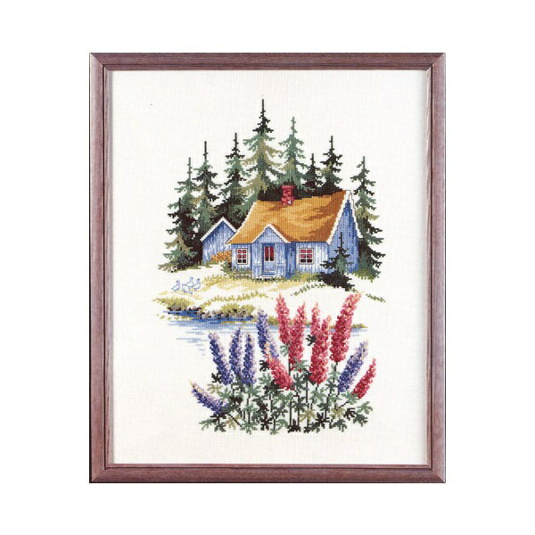 Rakuten - OOE クロスステッチ刺繍キット 76400 風景 【取り寄せ/納期40〜80日程度】 デンマークの刺しゅうメーカー「オーレンシュレーガー(O. Oehlenschl&auml;gers Eftf. / Oehlenschlager)」製ししゅうキット