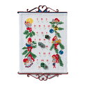 OOE クロスステッチ刺繍キット 02113 クリスマス アドベントカレンダー デンマークの刺しゅうメーカー「オーレンシュレーガー(O. Oehlenschl&...
