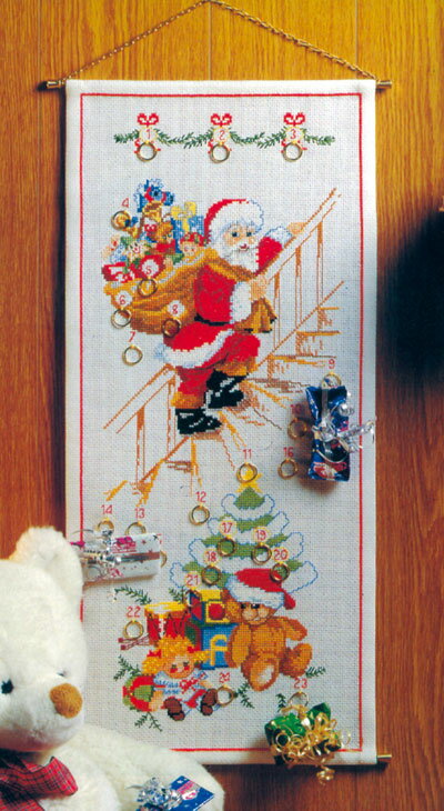 OOE クロスステッチ刺繍キット 11130 クリスマス アドベントカレンダー デンマークの「オーレンシュレーガー(O. Oehlenschlägers Eftf.)」製 【取り寄せ/納期40〜80日程度】