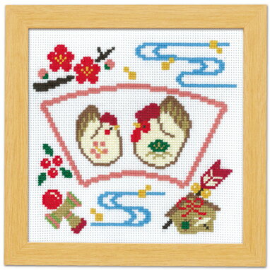 Rakuten - Olympusクロスステッチ刺繍キット 7489 「酉のお祝い」 干支 2017年(平成29年) 酉年 鶏 鳥