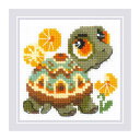 RIOLISクロスステッチ刺繍キット No.1795 「Little Turtle」 (子亀) 【海外取り寄せ/納期30~60日程度】