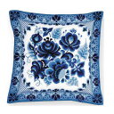 RIOLISクロスステッチ刺繍キット No.1830 「Cushion / Pannel Zhostovo painting」 (クッション40cm角 / パネル) 【海外取り寄せ/納期30〜60日程度】