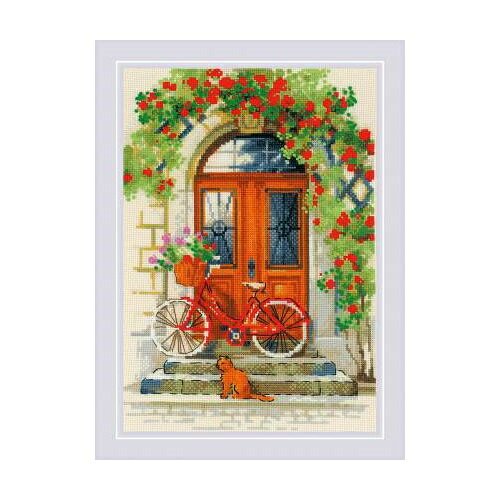 Rakuten - RIOLISクロスステッチ刺繍キット No.1831 「Italian Door」 (イタリアの扉) 【海外取り寄せ/納期30〜60日程度】