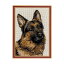 RIOLISクロスステッチ刺繍キット No.1068 「German Shepherd」 (ジャーマン・シェパード・ドッグ 犬) 【海外取り寄せ/納期30〜60日程度】 3,949円