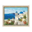 RIOLISクロスステッチ刺繍キット No.1644 「Santorini」 (サントリーニ島 ギリシャ) 【海外取り寄せ/納期30〜60日程度】