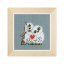 RIOLISクロスステッチ刺繍キット No.1666 「Love」 (フクロウ) 【海外取り寄せ/納期30〜60日程度】(3)
