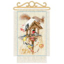 RIOLISクロスステッチ刺繍キット No.1751 Cottage Garden. Winter (コテージガーデンの冬) 【海外取り寄せ/納期30〜60日程度】