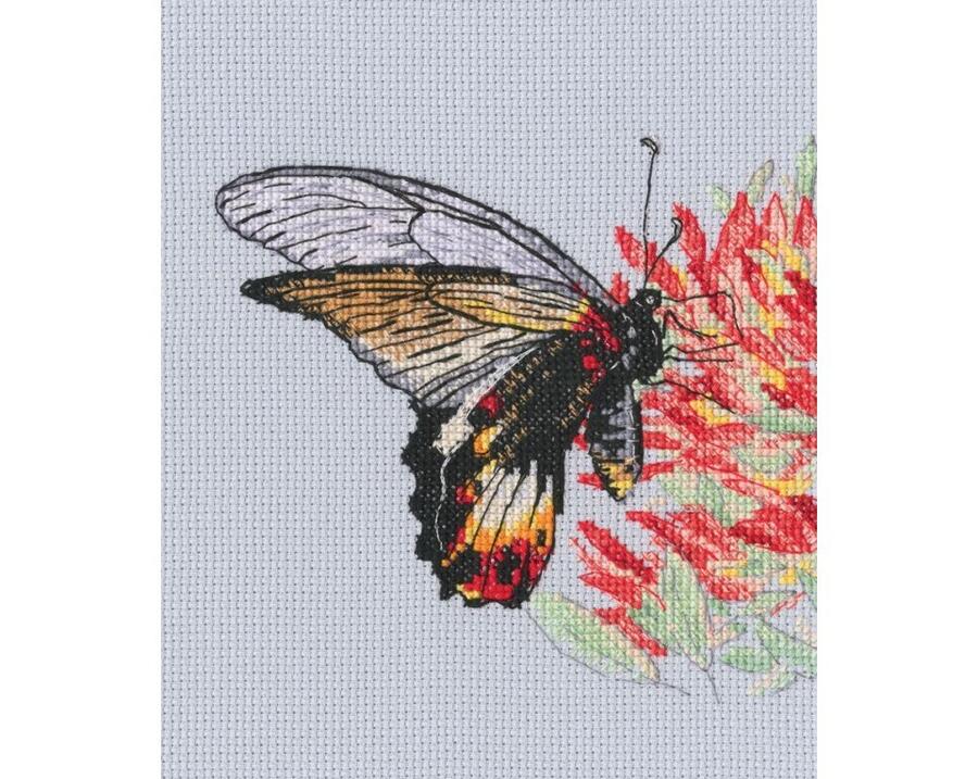 RTO クロスステッチ刺繍キット M755 「Nectar for butterfly」 (蝶の蜜) 【海外取り寄せ/通常納期40〜80日程度】