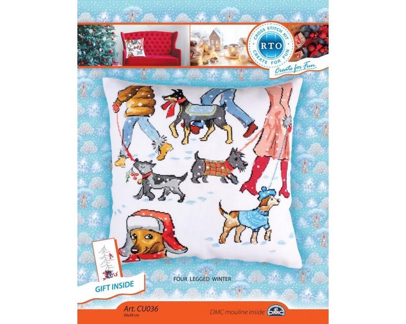 RTO ���������ƥå��ɽ����å� CU036 ��Four-legged winter�� (������) ���å����39cm�� �ڳ�������/�̾�Ǽ��40��80�����١�