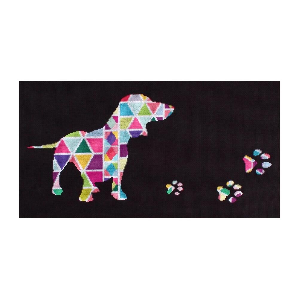 Rakuten - RTO クロスステッチ刺繍キット CU038 「This long story」 (犬) クッション60cm×34cm 【海外取り寄せ/通常納期40〜80日程度】