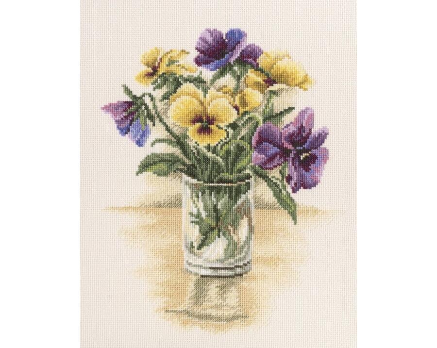 Rakuten - RTO クロスステッチ刺繍キット M560 「Vintage violets」 (スミレ) 【海外取り寄せ/通常納期40〜80日程度】