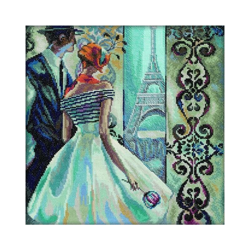 Rakuten - RTO クロスステッチ刺繍キット M236 「Spring in Paris」 (パリの春) 【海外取り寄せ/通常納期40〜80日程度】