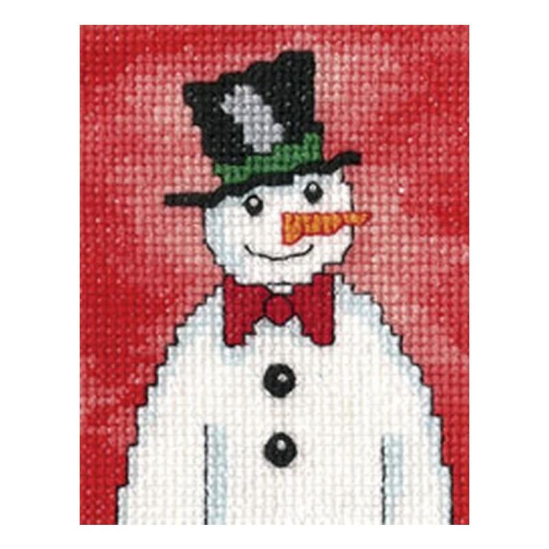 RTO クロスステッチ刺繍キット C247 「Merry winter」 (メリー・ウィンター クリスマス スノーマン) 【海外取り寄せ/通常納期40〜80日程度】