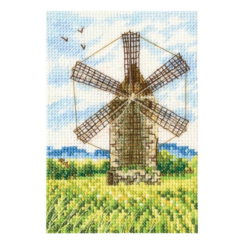 Rakuten - RTO クロスステッチ刺繍キット C279 「Mills」 (風車) 【海外取り寄せ/通常納期40〜80日程度】