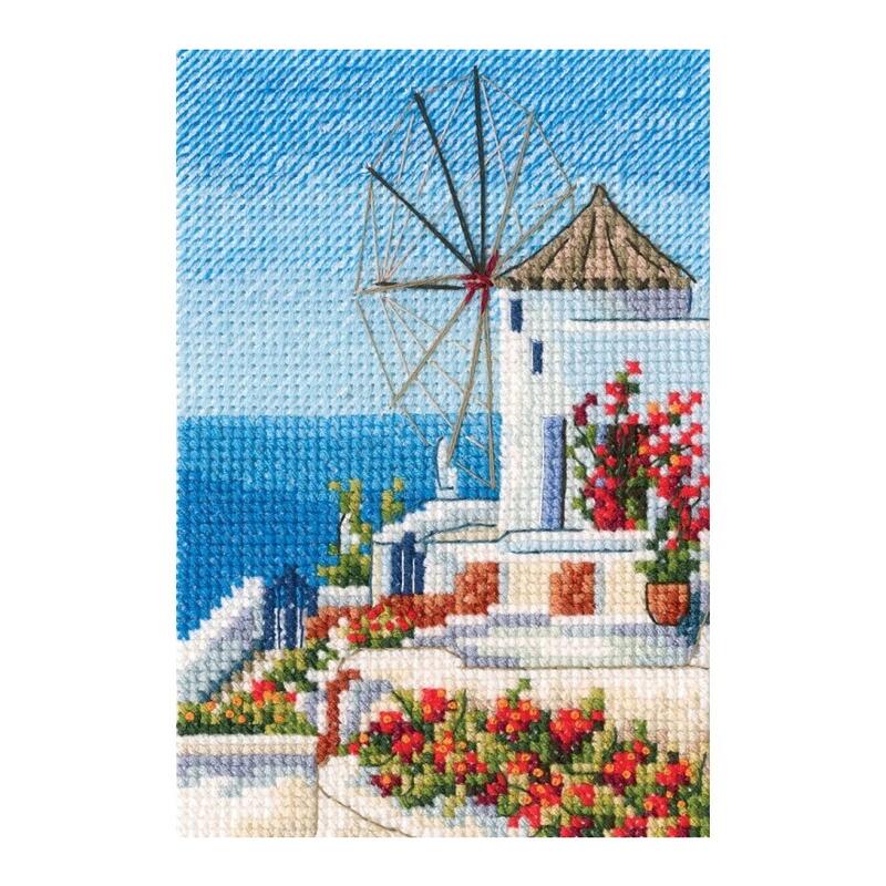 RTO クロスステッチ刺繍キット C282 「Mills」 (風車) 【海外取り寄せ/通常納期40〜80日程度】