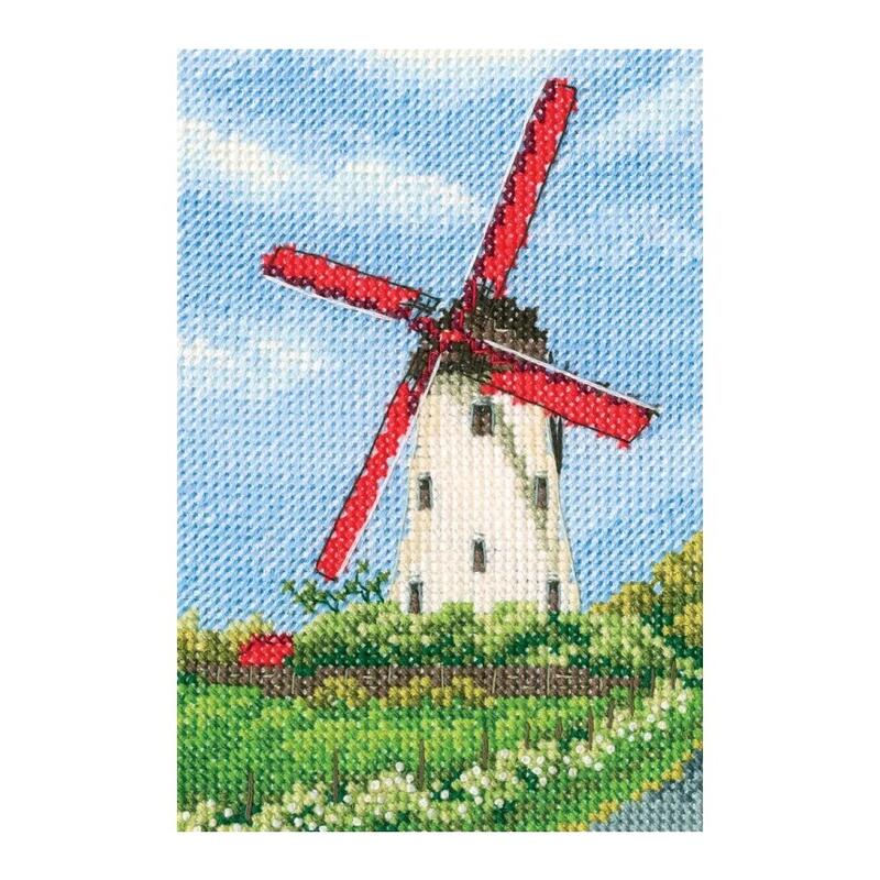 RTO クロスステッチ刺繍キット C283 「Mills」 (風車) 【海外取り寄せ/通常納期40〜80日程度】