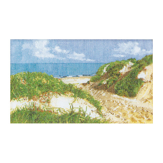 Rakuten - Thea Gouverneur クロスステッチ刺繍キット No.1052 「The Seashore」(海岸) オランダ テア・グーヴェルヌール 【取り寄せ/納期40〜80日程度】