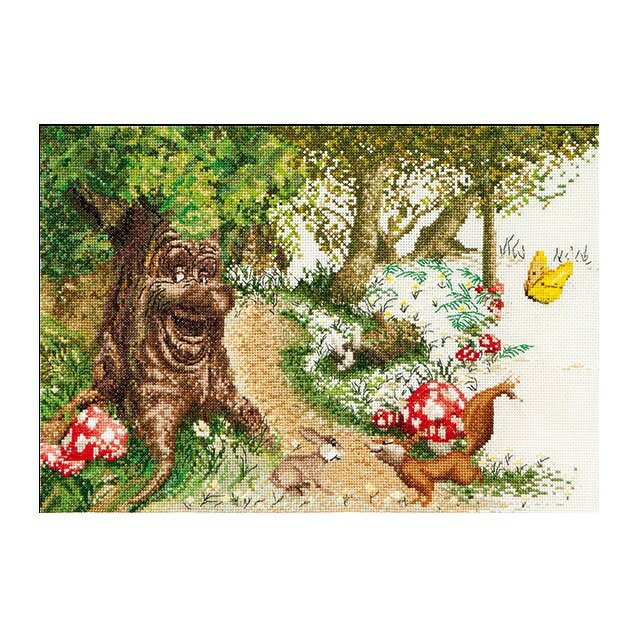 Thea Gouverneur クロスステッチ刺繍キットNo.2060A 「Efteling Sprookjesboom」(エフテリング)【海外取り寄せ/納期40〜80日程度】オランダ テア・グーヴェルヌール