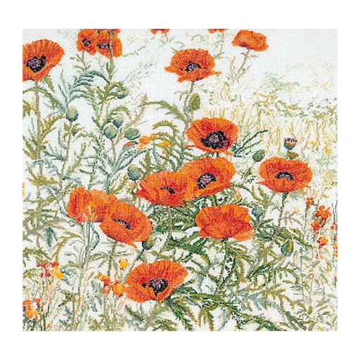 Thea Gouverneur クロスステッチ刺繍キット No.2062L 「Orange Poppies」(布:リネン/花 オレンジのポピー 芥子) オランダ テア・グーヴェルヌール 【取り寄せ/納期40〜80日程度】 Thea Gouverneur クロスステッチ刺繍キット No.2062L 「Orange Poppies」(布:リネン/花 オレンジのポピー 芥子) オランダ テア・グーヴェルヌール 【取り寄せ/納期40〜80日程度】