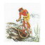 Thea Gouverneur クロスステッチ刺繍キット No.3035A 「Mountainbike」(布:綿アイーダ/マウンテンバイク 自転車 スポーツ) オランダ テア・グーヴェルヌール 【取り寄せ/納期40〜80日程度】