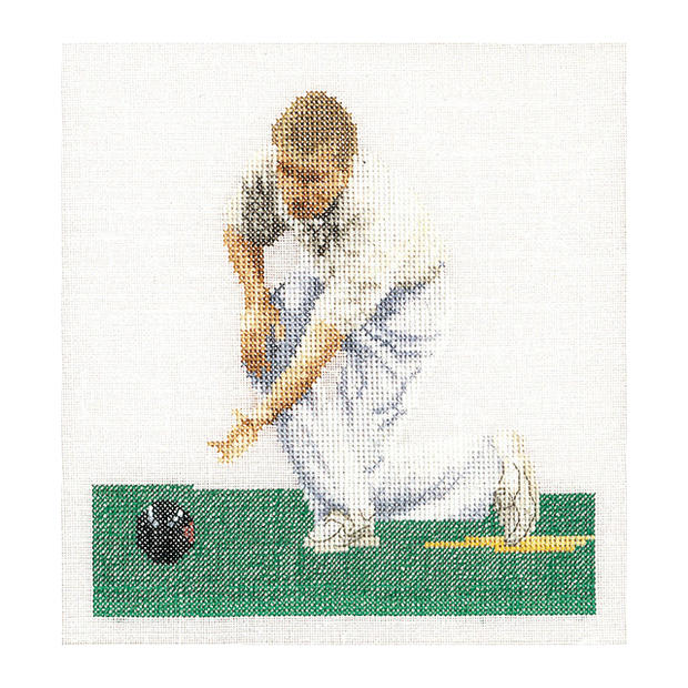 Rakuten - Thea Gouverneur クロスステッチ刺繍キットNo.3059 「Bowler」(ボーリング ボウラー スポーツ) オランダ テア・グーヴェルヌール 【取り寄せ/納期40〜80日程度】