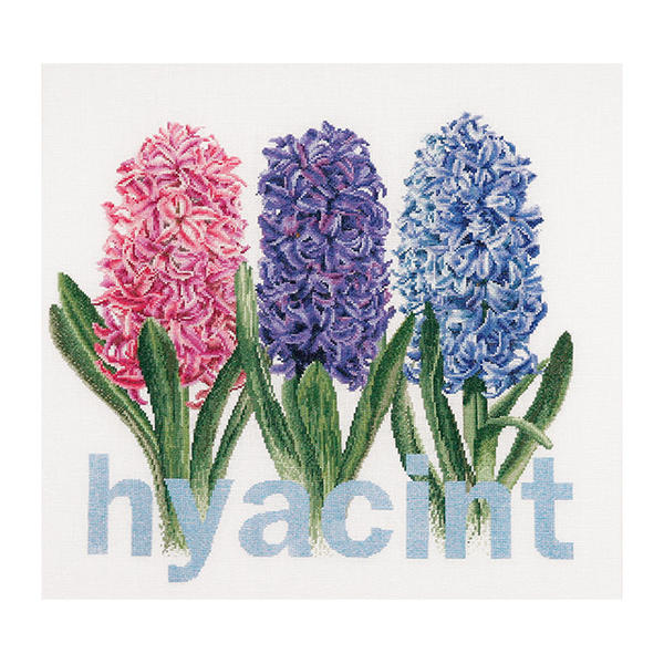 Rakuten - Thea Gouverneur クロスステッチ刺繍キットNo.434 「Hyacinth」(ヒヤシンス 花) オランダ テア・グーヴェルヌール 【取り寄せ/納期40〜80日程度】