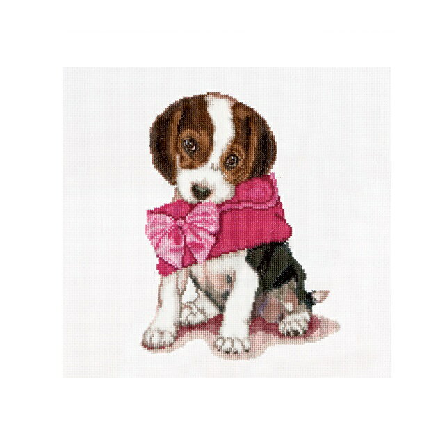 Rakuten - Thea Gouverneur クロスステッチ刺繍キット No.732 「Puppy Love」(犬) オランダ テア・グーヴェルヌール 【取り寄せ/納期40〜80日程度】