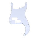 Pro 13穴 プレシジョンベースPBピックガード 4弦日本製Fender Japan Precision Bass用、3Pホワイト