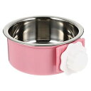 ペットボウル ハンガー ゲージ用 ペット食器 餌入れ ヘルスウォーターボウル 猫 犬 うさぎ 小動物用 食器 固定(4)
