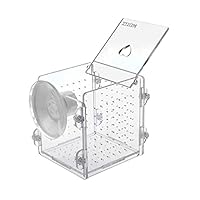 魚 繁殖隔離ボックス 産卵ケース 水槽孵化 多機能 メダカ 産卵 観察ケース 稚魚保護 透明 省スペース 魚とエビ 稚魚飼育箱 水族館アクセサリ 取り付け簡単のサムネイル