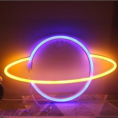 LEDネオンライトサイン 星 ネオンサイン 壁の装飾ネオンライト 電池またはUSB操作 屋内装飾夜ランプ レインボー雰囲気作り クリスマス パーティー イベント デザイン4#