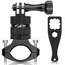 SINTYAN ハンドルマウント 360度回転 GoPro全般カメラ/他のアクションカメラ対応 アルミ製 六角レンチ付き