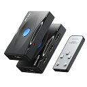 HDMI切り替え器 3入力1出力 4K@60Hz HDMI切替器HDMIセレクター リモコン付き 1080P@144Hz HDCP 2.2/HDMI 2.0 HDR 3D対応 自動 切り替え PS3/PS4/PS5/Switch動作確認済み