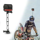 アルミ合金延長アーム メタルポールマウント 延長スティックマウント GoPro Hero 12/11/10/9/8/7/6/5 Black、DJI Osmo Actionなどに対応 (18CM)