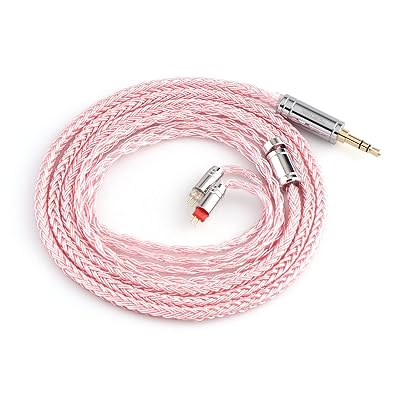 【2022新版】TRIPOWIN Zonie 16 コアー銀メッキケーブル&SPCHIFIイヤホンアップグレードケーブル (3.5mm-0.78mm2pin, ピンク) 【2022新版】TRIPOWIN Zonie 16 コアー銀メッキケーブル&SPCHIFIイヤホンアップグレードケーブル (3.5mm-0.78mm2pin, ピンク)