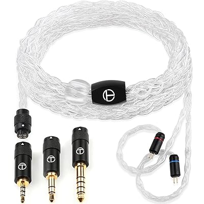 -T3 Pro リケーブル 2Pin QDC 99.99% 純銀 ケーブル 2.5 3.5 4.4 mm プラグ交換式 バランス 96芯純銀線..